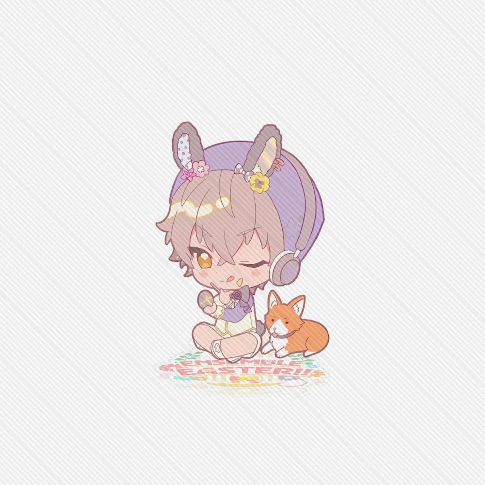 10CM Game Ensemble Stars!! Modèle de support en acrylique de Pâques, décoration de bureau, personnages de cosplay, accessoires d'ornement, bons cadeaux de Noël
