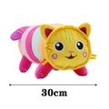 Nouveau Gabbys maison de poupée en peluche Mercat dessin animé animaux en peluche souriant chat voiture chat câlin Gaby fille cadeau d'anniversaire!