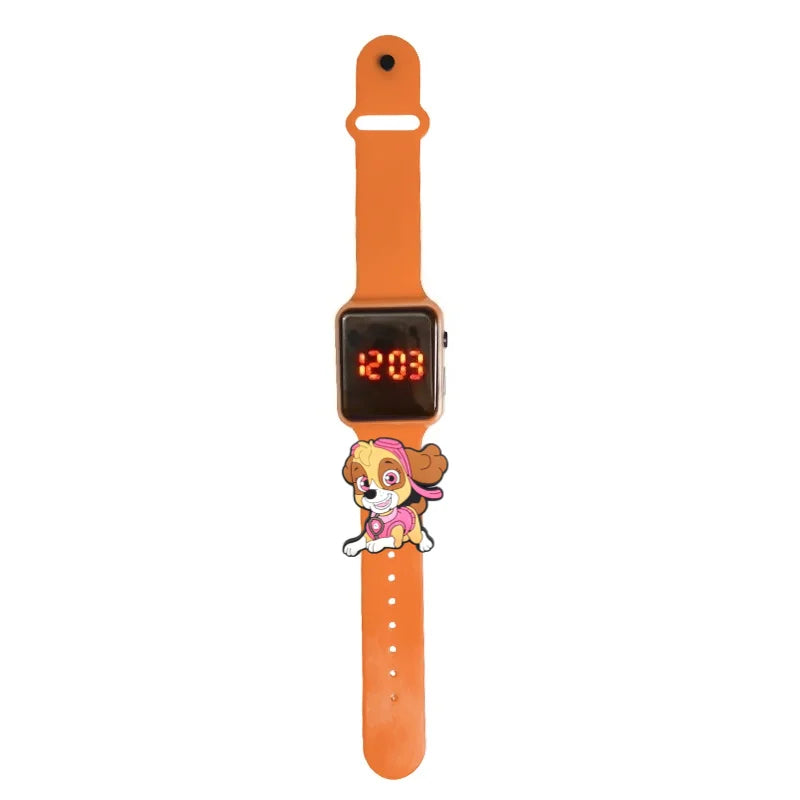 Dessin animé patte patrouille enfants montre montres de mode électronique affichage LED numérique montres étanche cadeau de vacances enfants montres