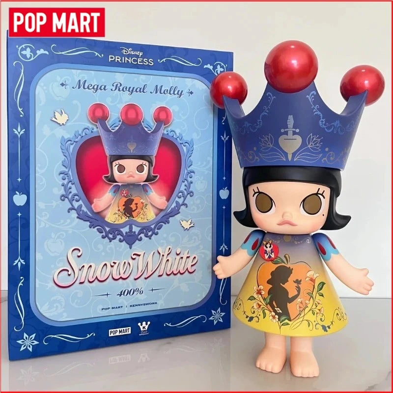 POP MART 400% ROYAL MOLLY SKULLPANDA Blanche-Neige Boule de Nénuphar Cœur Enfantin Princesse des Neiges Ornements Collection Cadeaux