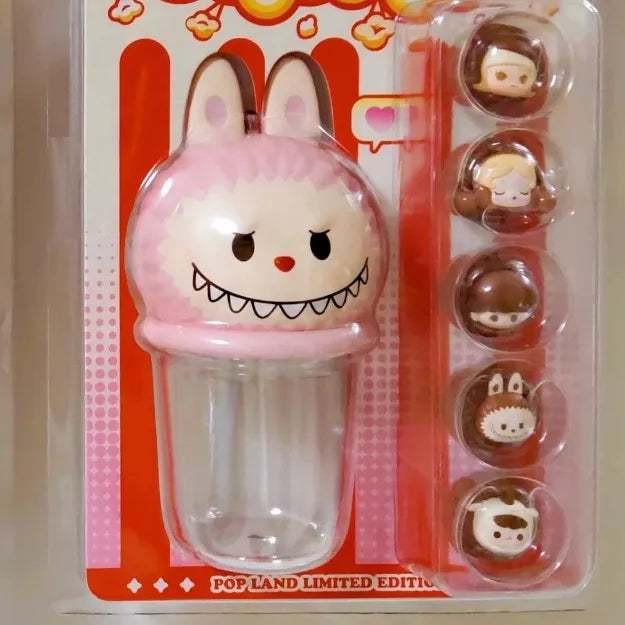 POP MART labubu Park – mini figurine originale, édition limitée, série pop-corn, jouets d'action, cadeau d'anniversaire Surprise