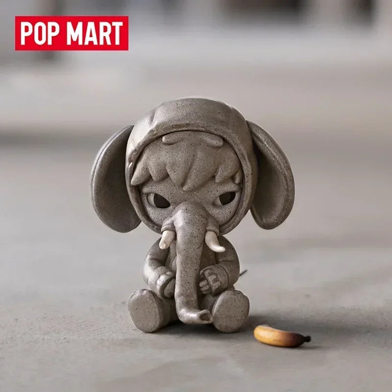 Produit Original Pop Mart - Série Hirono Big Family Combination - Figurines Mignonnes et Exquises - Cadeaux d'Anniversaire à Collectionner - En Stock