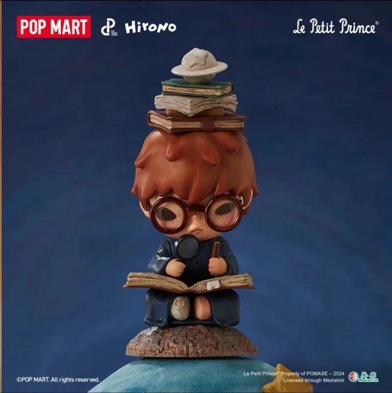 Figurine officielle authentique POP MART Hirono × Le Petit Prince, boîte mystérieuse, jouet mignon, boîte aveugle, cadeaux de vacances pour enfants