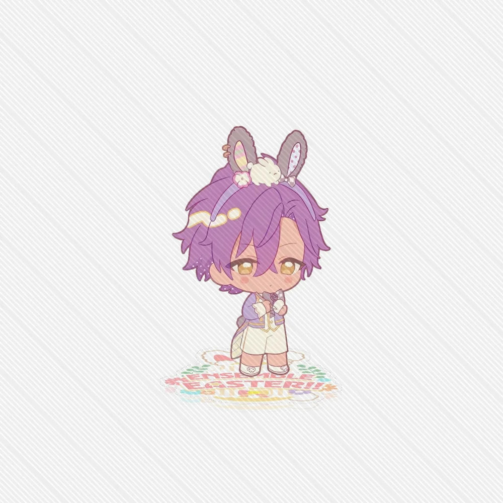 10CM Game Ensemble Stars!! Modèle de support en acrylique de Pâques, décoration de bureau, personnages de cosplay, accessoires d'ornement, bons cadeaux de Noël