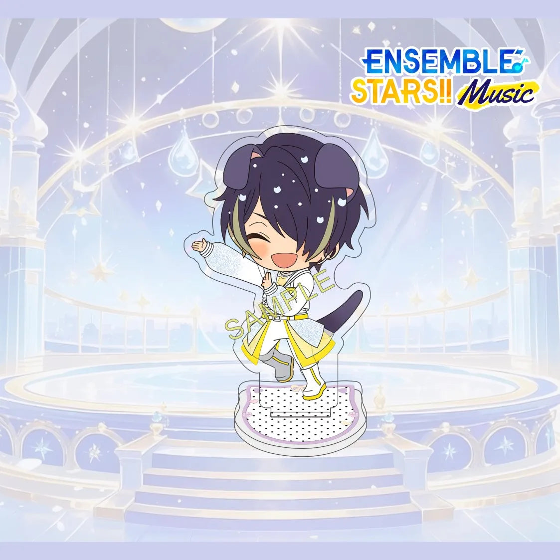 Figurine Acrylique 10 cm Ensemble Stars (Anime Game) – Personnage Complet Mignon – Décoration de Bureau – Collection Fan – Cadeau – Porte-clés