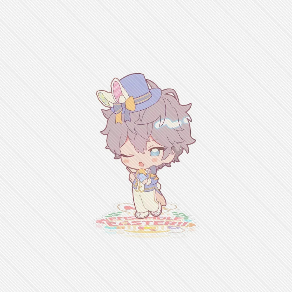 10CM Game Ensemble Stars!! Modèle de support en acrylique de Pâques, décoration de bureau, personnages de cosplay, accessoires d'ornement, bons cadeaux de Noël