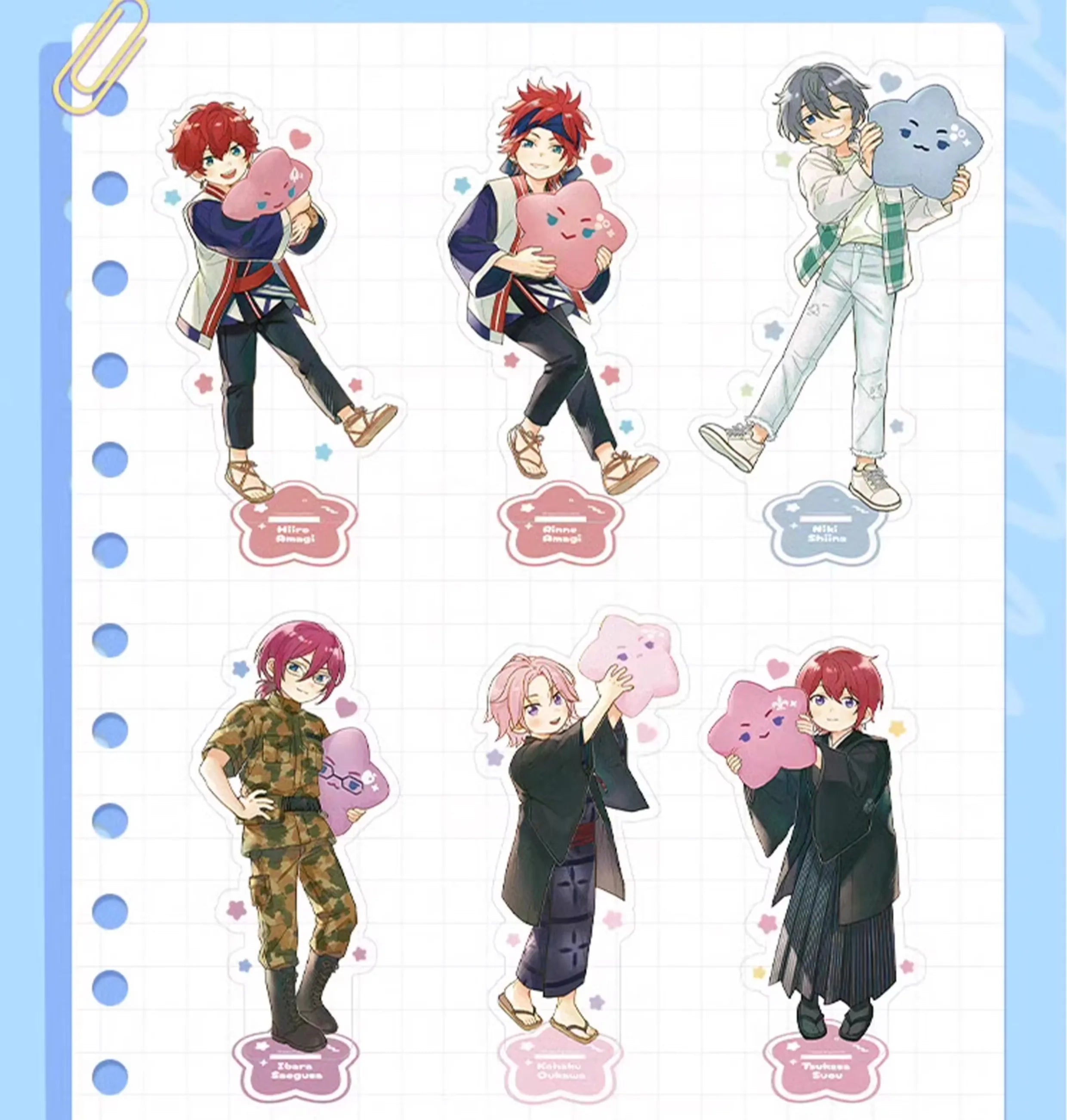 Ensemble Stars inana! Amagi Hiiro Hidaka Hokuto Sena Izumi Suou Tsukasa Support pop-up au trésor d'enfance