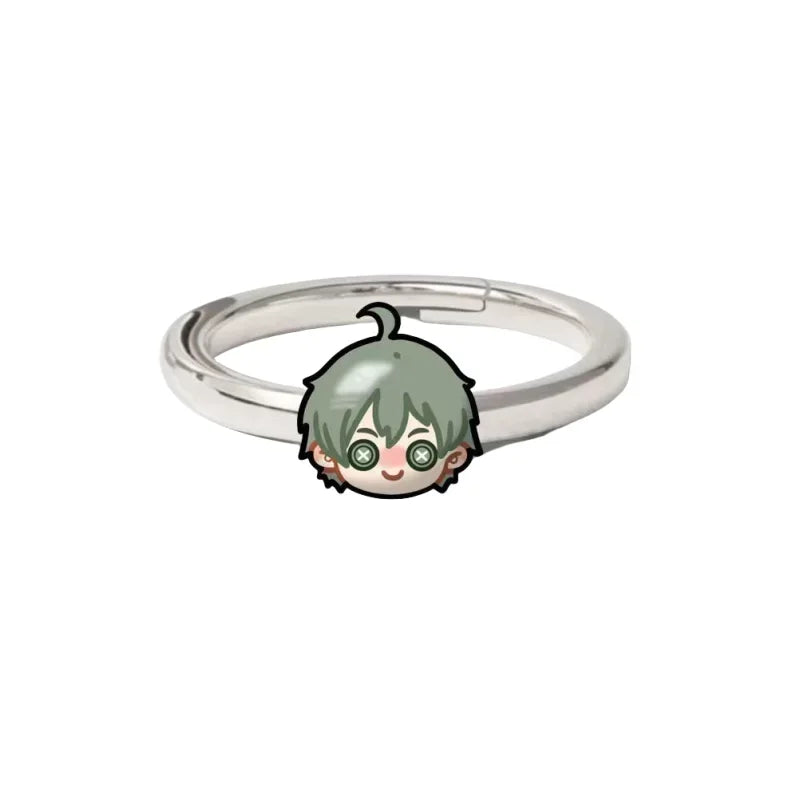 Haikyuu!! Kageyama KozumeKENMAS HinMiShoyo-Bague Ajustable pour Couple, Bijoux Périphpopularité Originaux, Cadeau d'Anniversaire