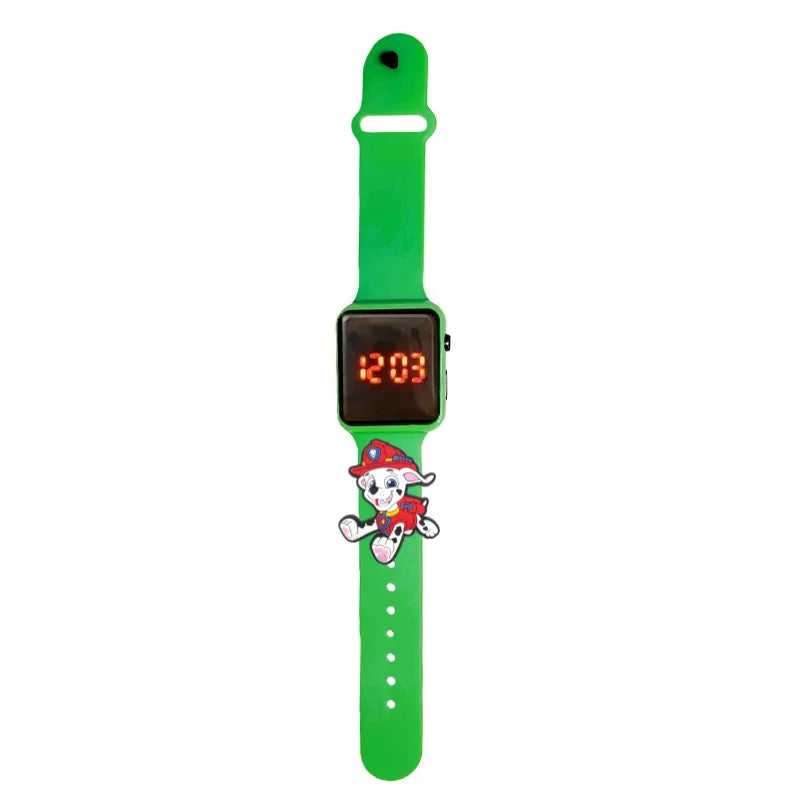 Dessin animé patte patrouille enfants montre montres de mode électronique affichage LED numérique montres étanche cadeau de vacances enfants montres