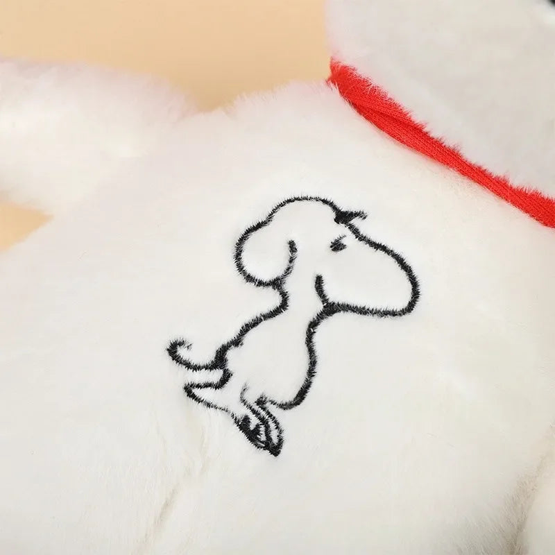 Nouveau bébé respiration apaisant Snoopy chien blanc en peluche poupée comPeluche Chien Respirante Apaisante pour Bébé – Compagnon de Sommeil Doux avec Effets Relaxants
