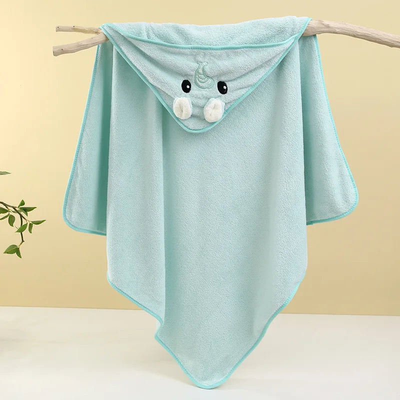 Cape de Bain Bébé à Capuche – Serviette Douce et Ultra Absorbante pour Nouveau-né et Enfant