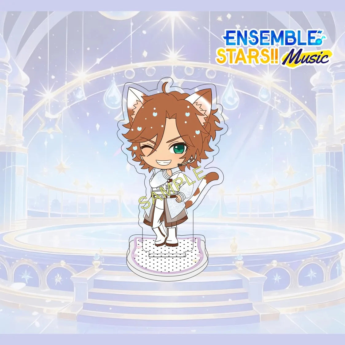 Figurine Acrylique 10 cm Ensemble Stars (Anime Game) – Personnage Complet Mignon – Décoration de Bureau – Collection Fan – Cadeau – Porte-clés