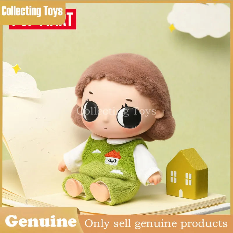 Figurine en peluche authentique Pop Mart Nyota Where Moments Meet Series, boîte mystère, jouet de collection en PVC, décoration de bureau, cadeau pour collectionneurs