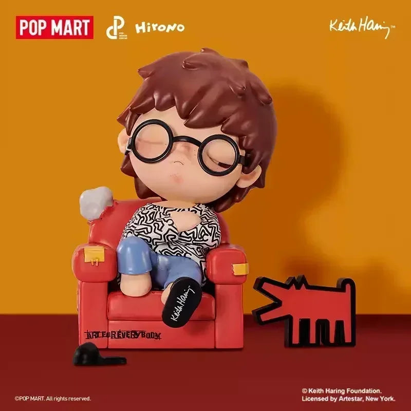 Produit Original Pop Mart - Série Hirono Big Family Combination - Figurines Mignonnes et Exquises - Cadeaux d'Anniversaire à Collectionner - En Stock