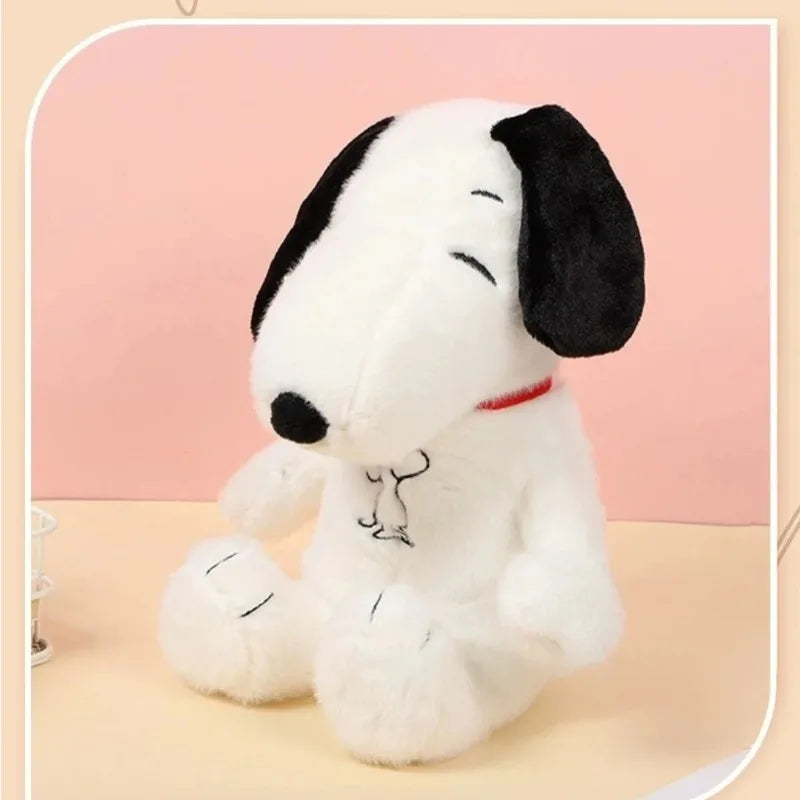 Nouveau bébé respiration apaisant Snoopy chien blanc en peluche poupée comPeluche Chien Respirante Apaisante pour Bébé – Compagnon de Sommeil Doux avec Effets Relaxants