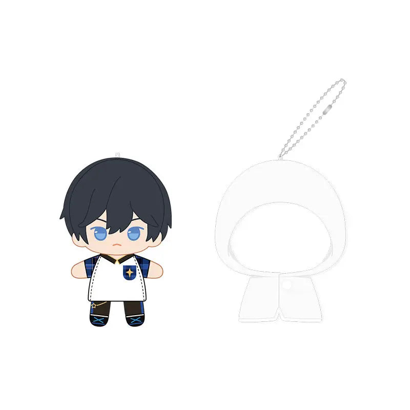 Ensemble Stars!! 2 Poupées à doigts en peluche douce style imperméable, porte-clés et pendentifs de sac, figurines mignonnes, jouets d'anime et de jeu, poupées de collection