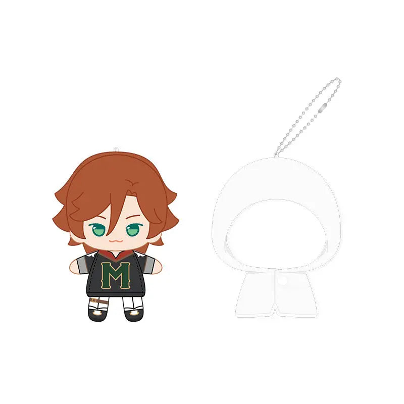 Ensemble Stars!! 2 Poupées à doigts en peluche douce style imperméable, porte-clés et pendentifs de sac, figurines mignonnes, jouets d'anime et de jeu, poupées de collection