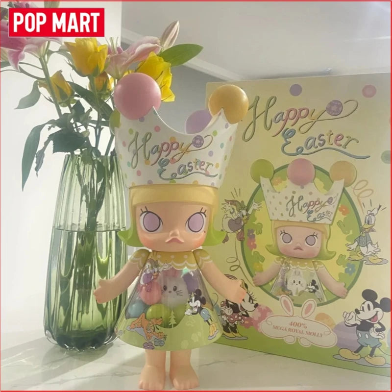POP MART 400% ROYAL MOLLY SKULLPANDA Blanche-Neige Boule de Nénuphar Cœur Enfantin Princesse des Neiges Ornements Collection Cadeaux